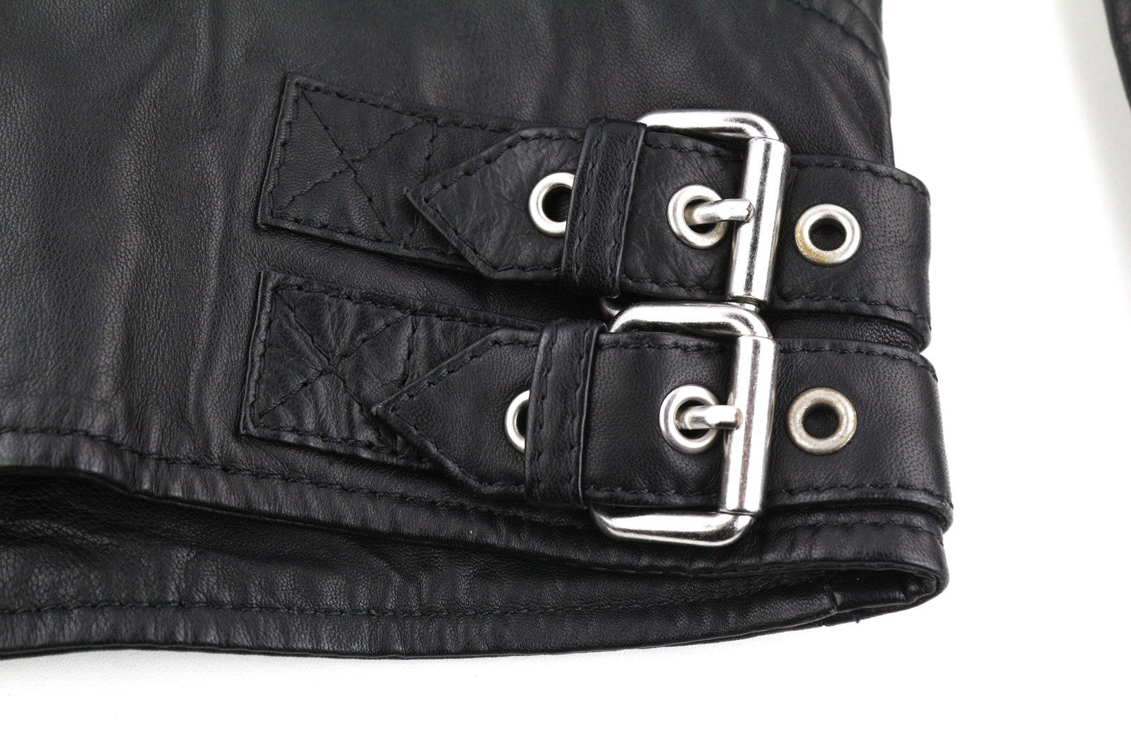 DIESEL L-Marton vyriška striukė S, juoda, odinė, su juostele, užtrauktuku, lengva. 