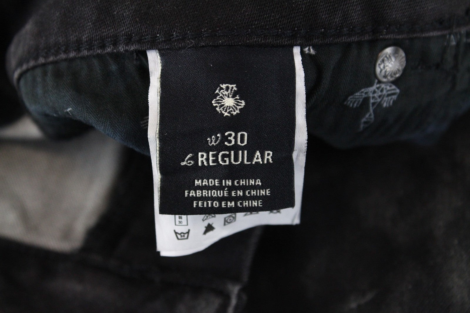 MAISON SCOTCH La Bohemienne moteriški džinsai W30 aptempti medvilniniai tamprūs pilki skalbti džinsai 