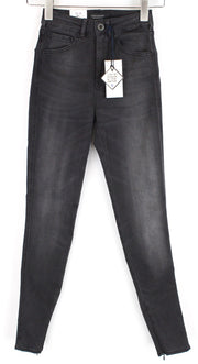 „SCOTCH &amp; SODA Haut“ moteriški džinsai W25/L32 aptempti pilki medvilniniai tamprūs skalbti džinsai 