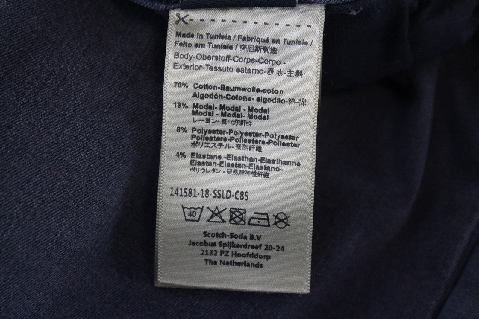 „SCOTCH &amp; SODA Haut“ moteriški džinsai W25/L32 aptempti pilki medvilniniai tamprūs skalbti džinsai 