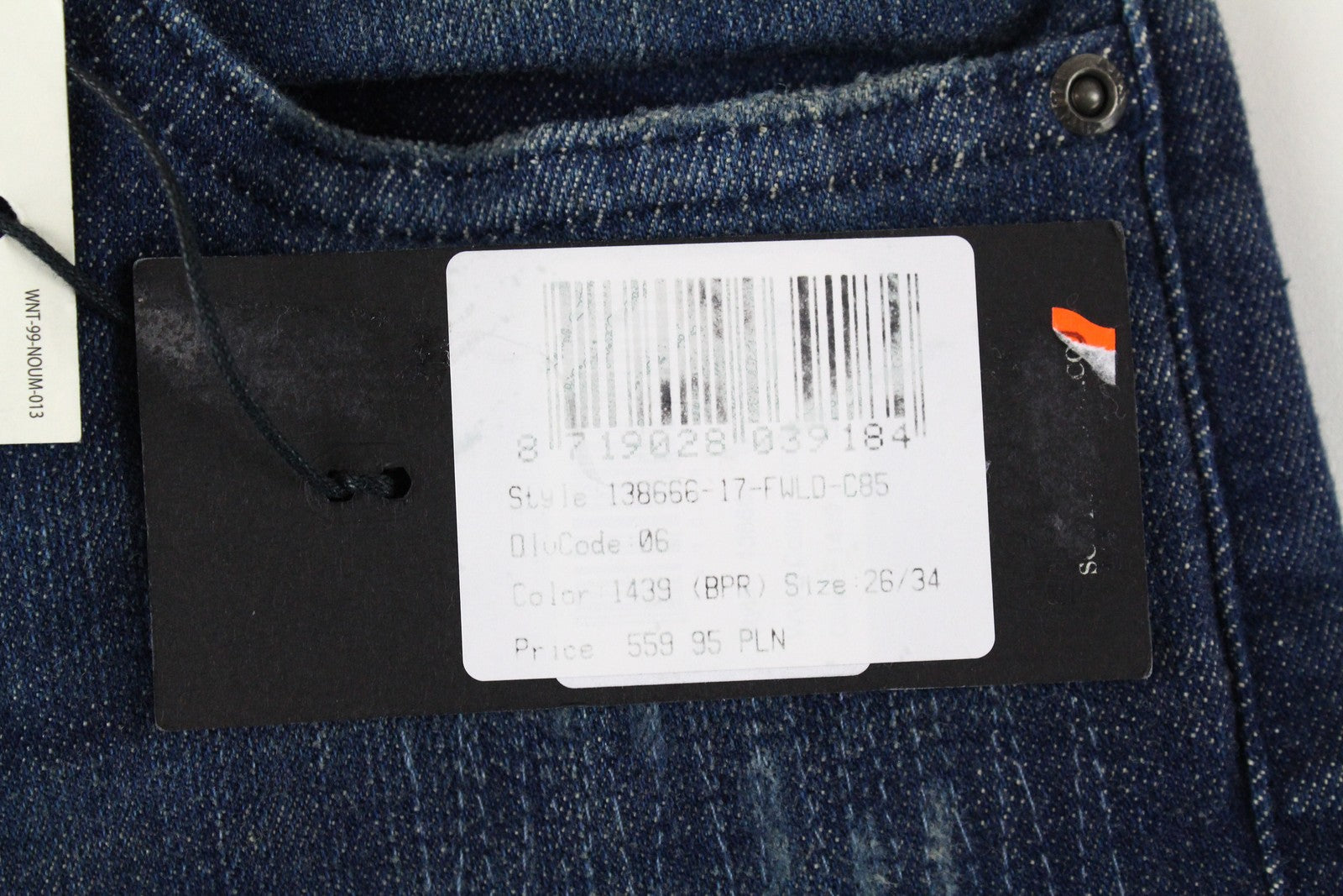 „SCOTCH &amp; SODA Supreme“ moteriški džinsai W26/L34 Slim tiesūs mėlyni medvilniniai tamprūs džinsai 