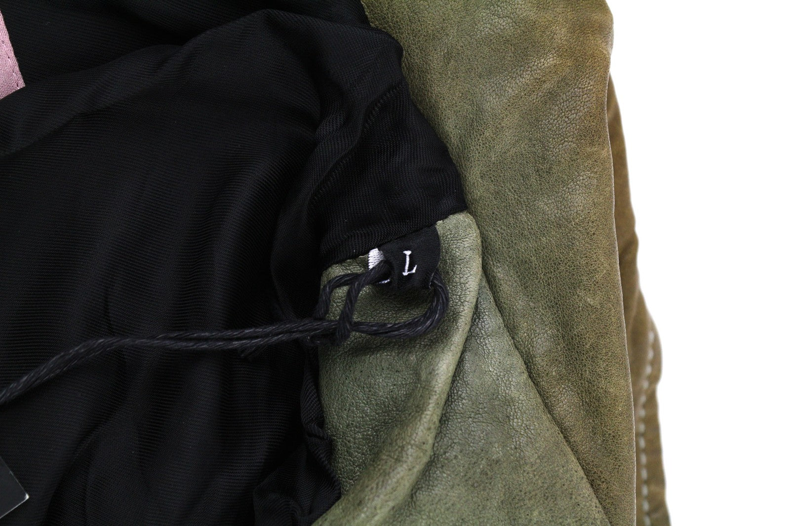 DIESEL R-Sery Womens Jacket L Lambskin Leather Asymmetrical Zipper Notch Lapel