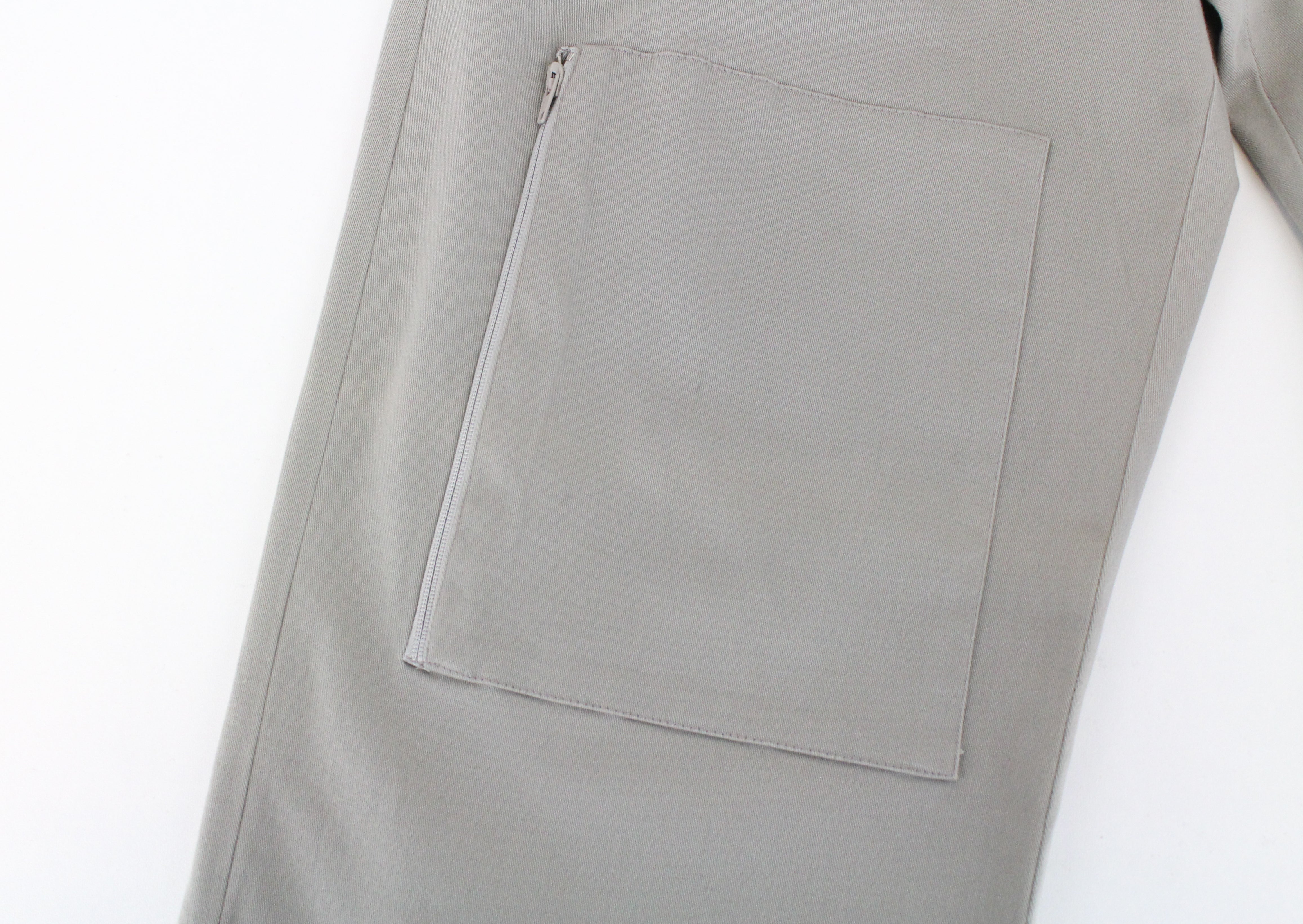 RICHMOND Men's Trousers 48 Grey Multi Pocket Cotton Stretch Casual Pants