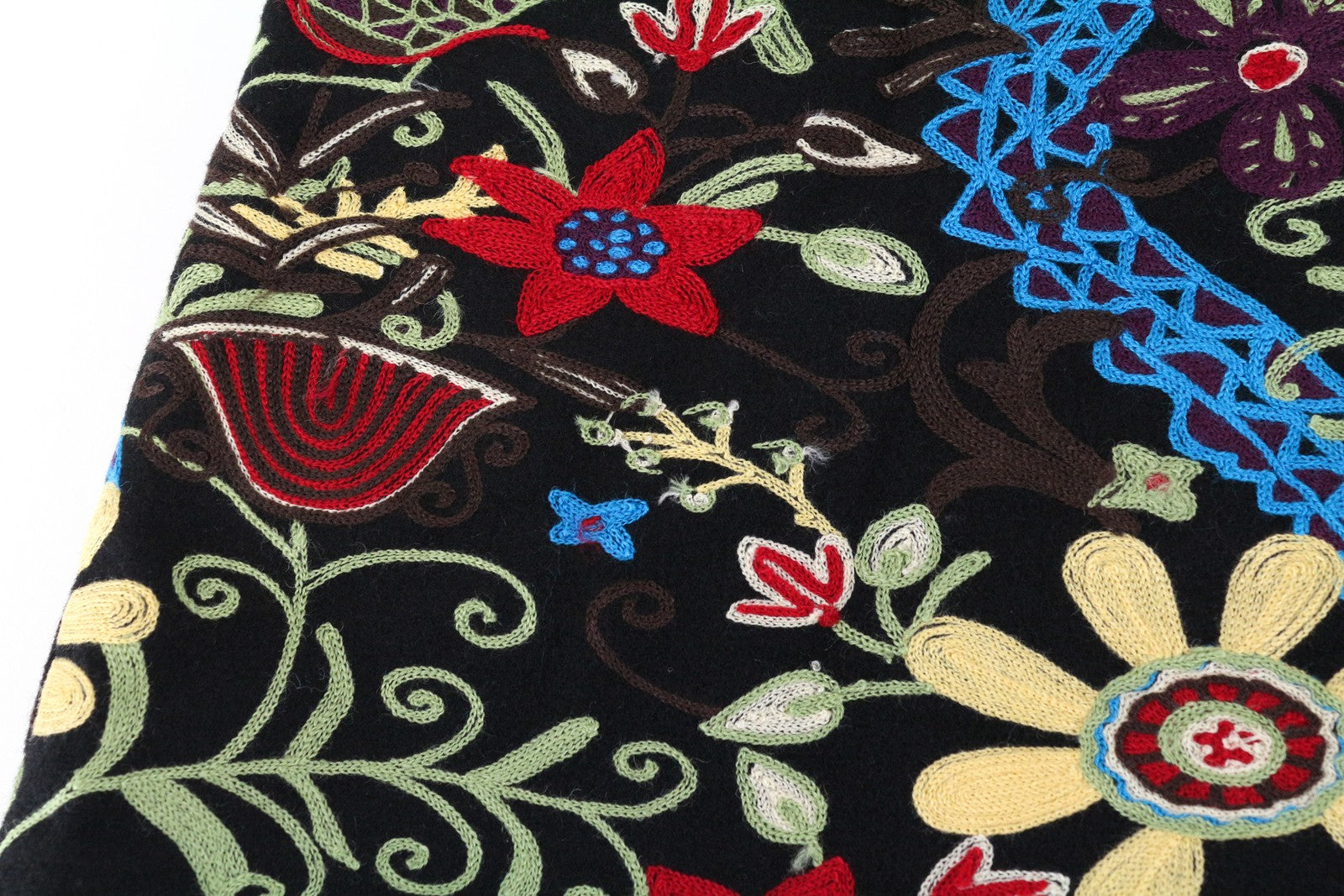 DESIGUAL Diana moteriškas paltas 40 juodas siuvinėta vienaeilis apykaklė 