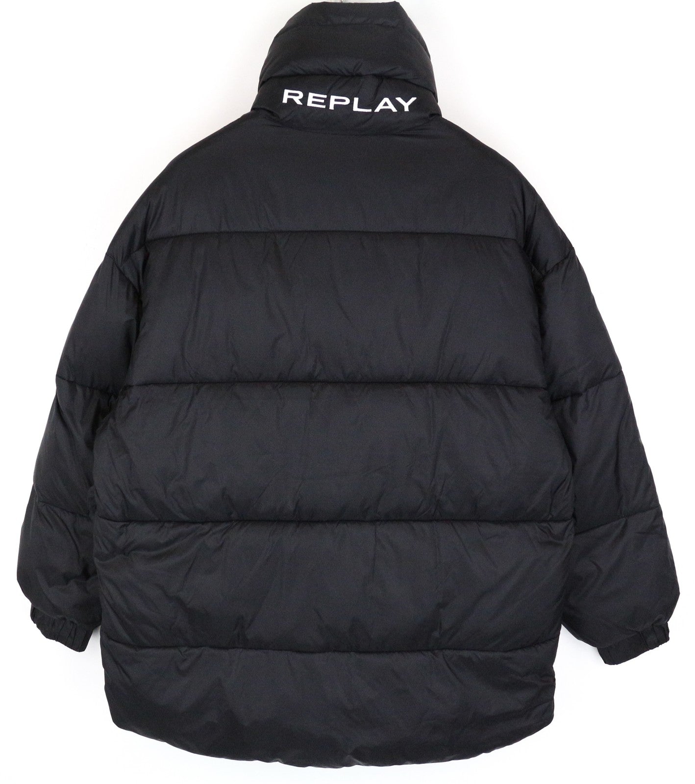 REPLAY moteriškas švarkas L, juodas, dygsniuotas, su pamušalu, ilgomis rankovėmis, rekomenduojama kaina 229 € 