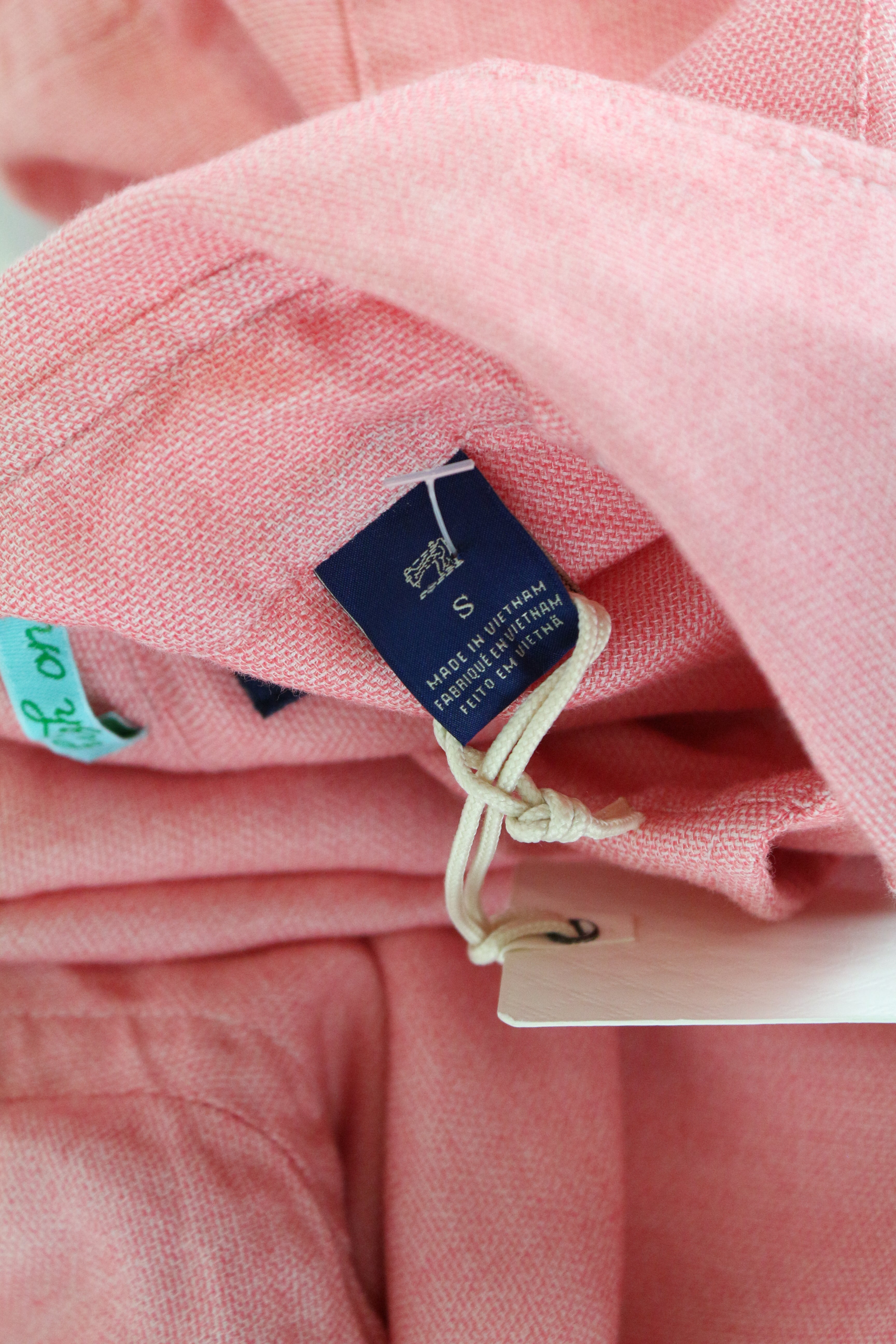 SCOTCH &amp; SODA Ams Couture vyriški marškinėliai S dydžio rožiniai medvilniniai marškinėliai su iškirpte apykakle 