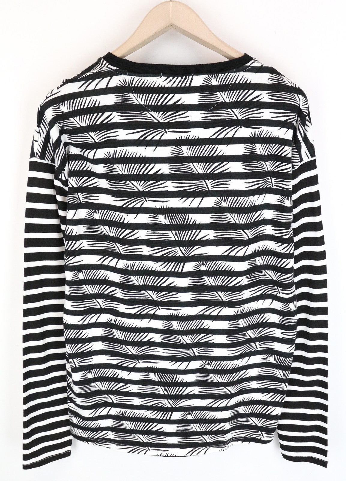 SCOTCH & SODA Ams Couture Men's T-Shirt M White Patterned Pullover Fit