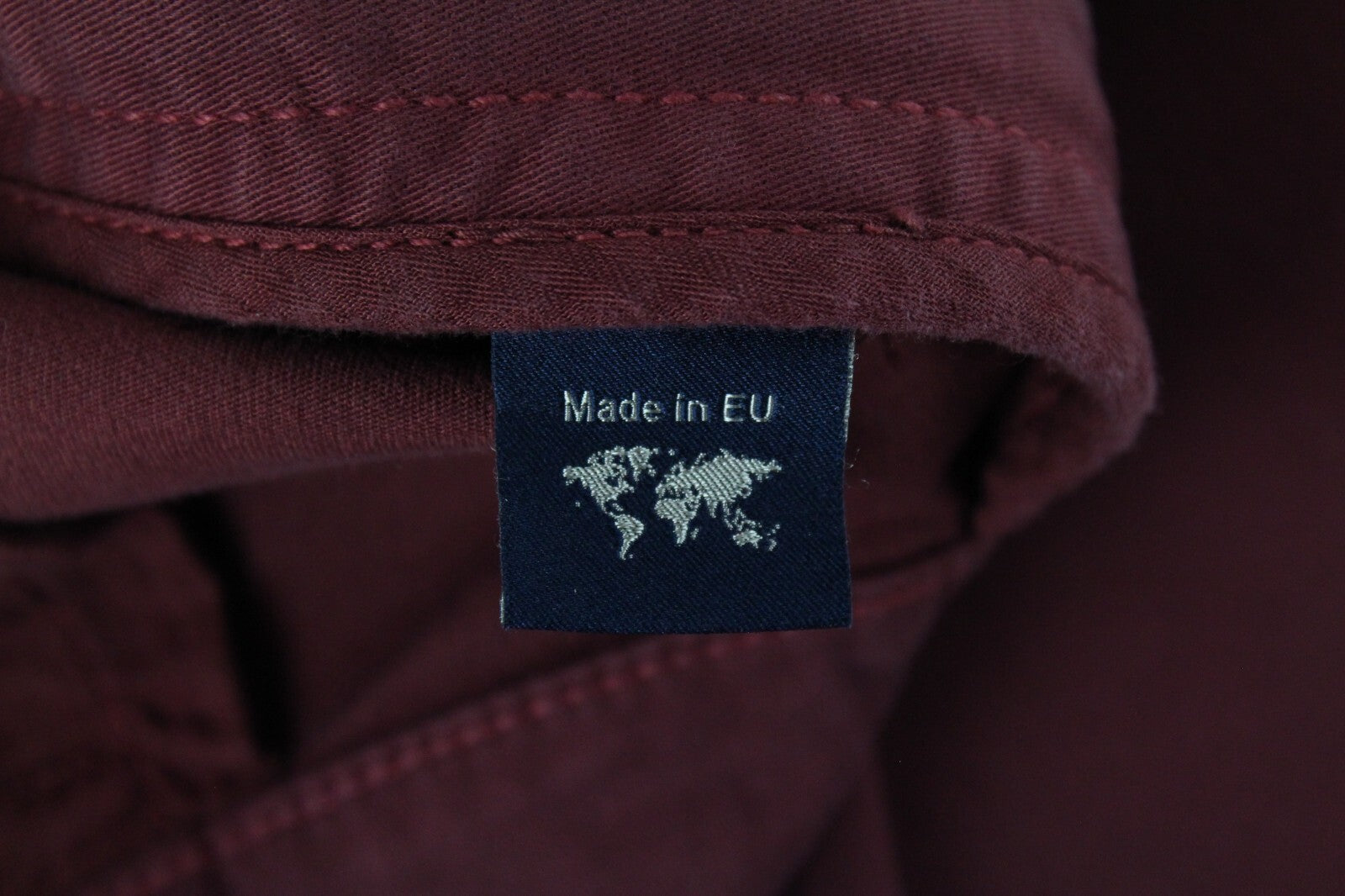 HARMONT & BLAINE Mens Red Cotton Stretchy Pants 54 Slim Jean Zip Style