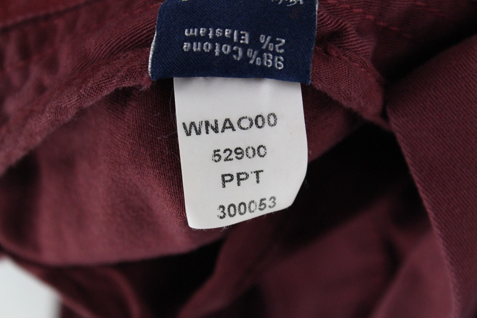 HARMONT & BLAINE Mens Red Cotton Stretchy Pants 54 Slim Jean Zip Style