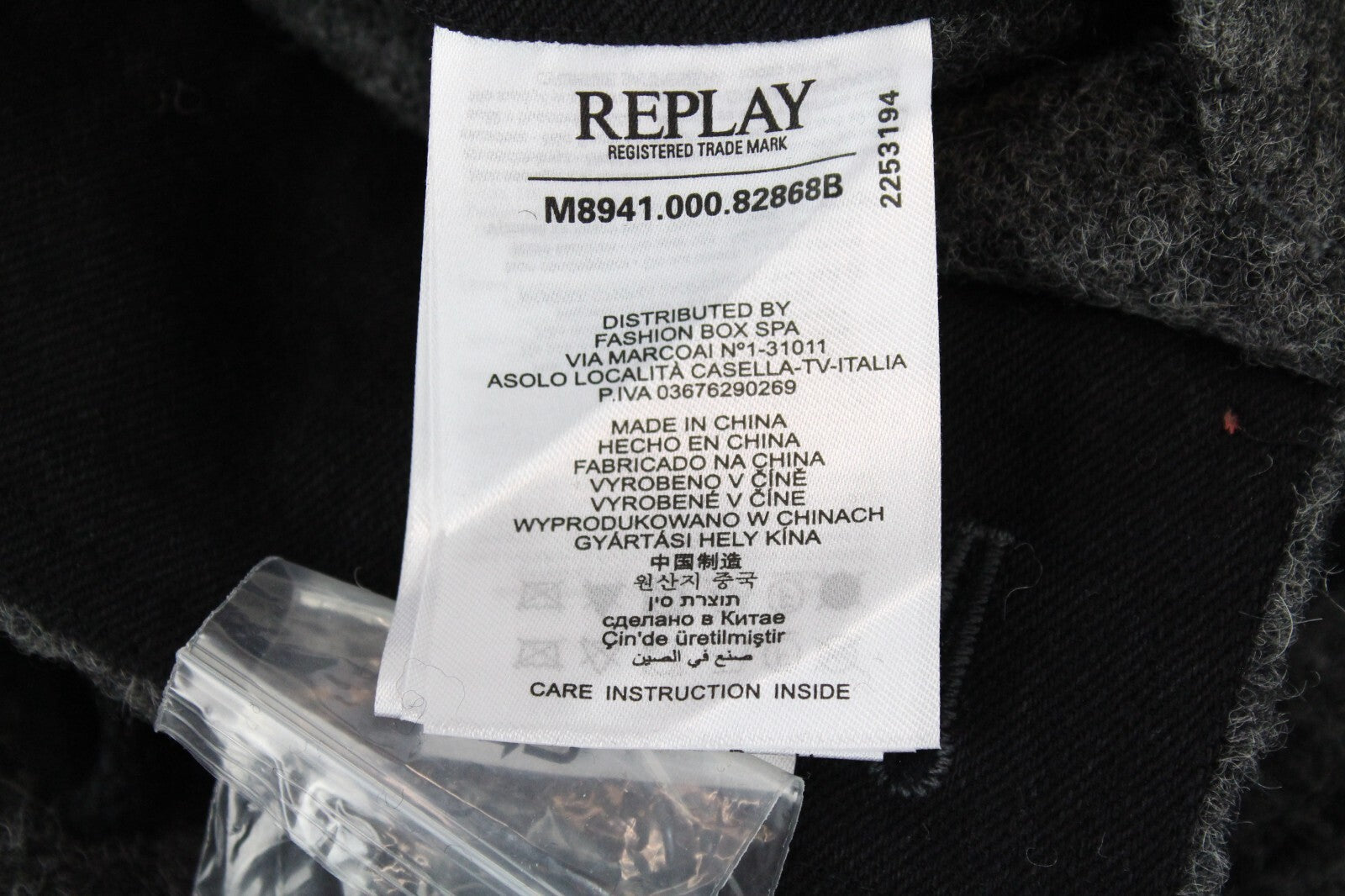 REPLAY vyriškas pilkas vilnos mišinio paltas M su gobtuvu ir pamušalu ilgomis rankovėmis 