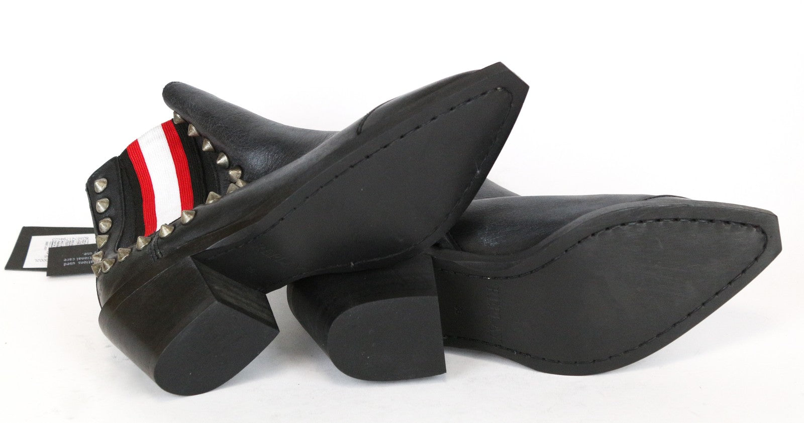 REPLAY moteriški batai, 36 dydis, juodi, dygliuoti, smailūs aulinukai iki kulkšnių, rekomenduojama kaina – 230 € 