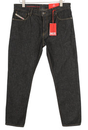 DIESEL 1995 Z9C34 vyriški džinsai W34/L30 ploni tiesūs klešniai su sagomis, tamsūs, rekomenduojama kaina 185 € 