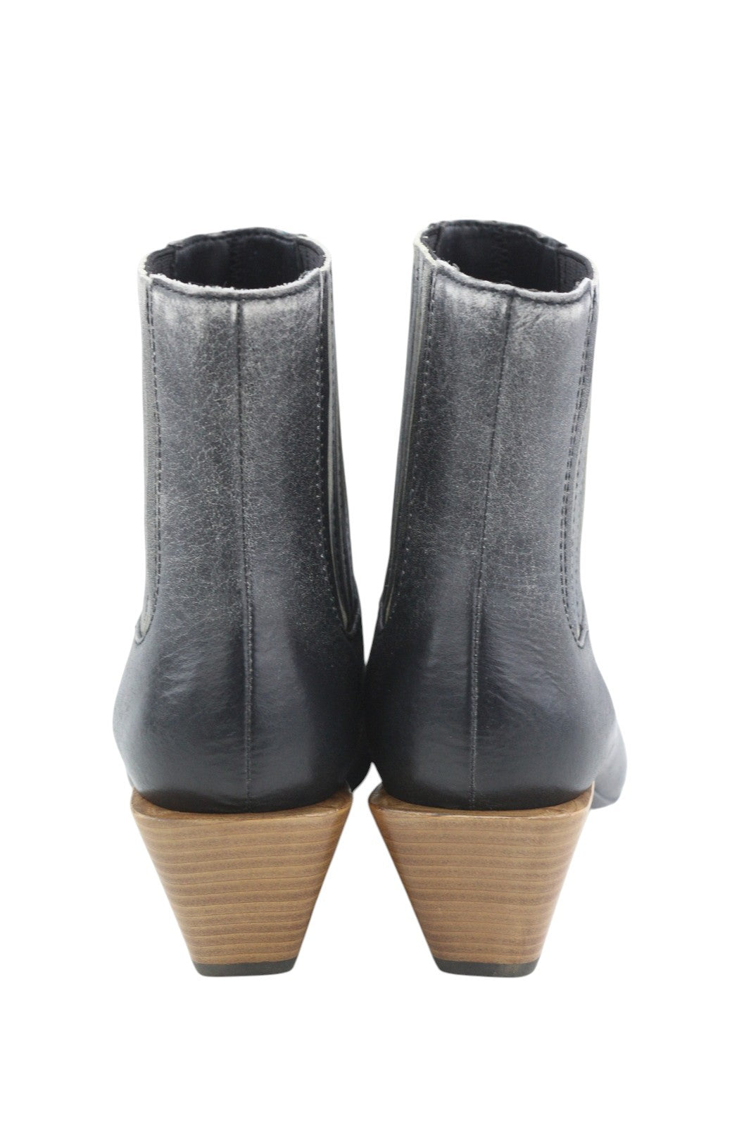 DIESEL D-Texanne CH moteriški aulinukai, juodi, pilki, odiniai, iki kulkšnių, EU41, kubietiški, RRP 290 € 