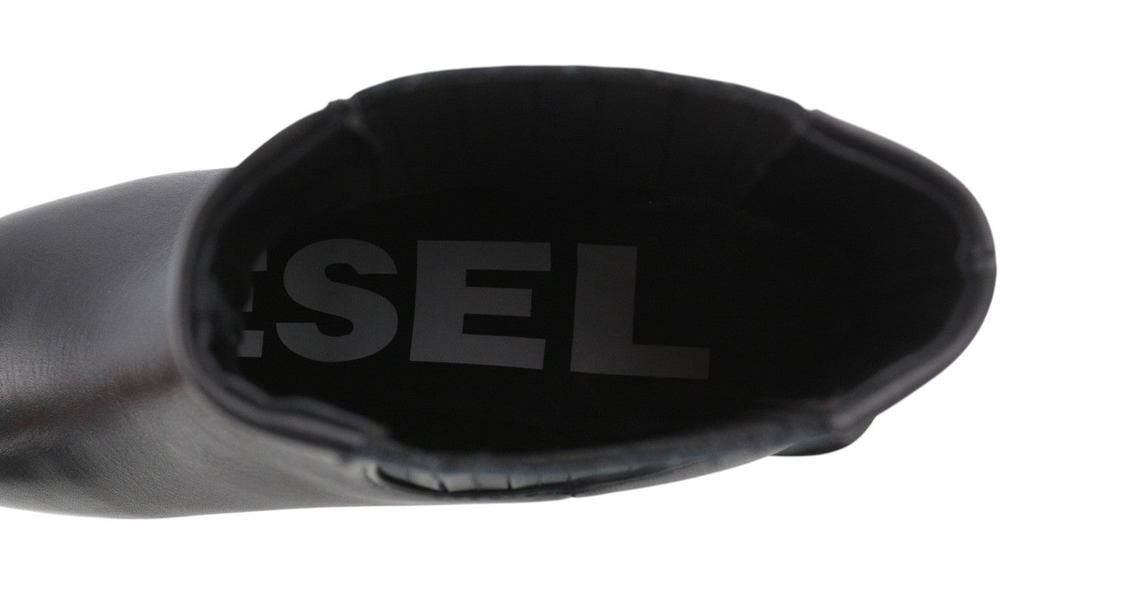 DIESEL D-Texanne CH moteriški aulinukai, juodos odos, EU38, migdolų spalvos, palaidinė iki kulkšnies, RRP290