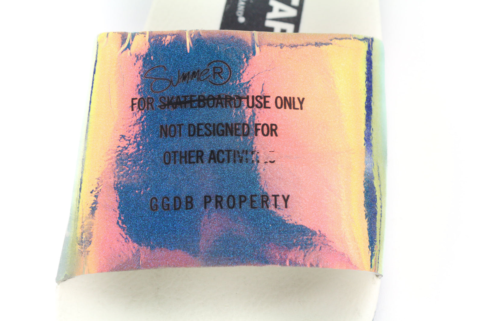 GOLDEN GOOSE Poolstar moteriškos šlepetės, 39 cm, baltos, vasarinės, užsegamos. 