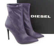 DIESEL D-Yucca AB moteriški aukštakulniai, 39 dydis, violetinė, dengta, smailiu kulnu, RRP 300 € 