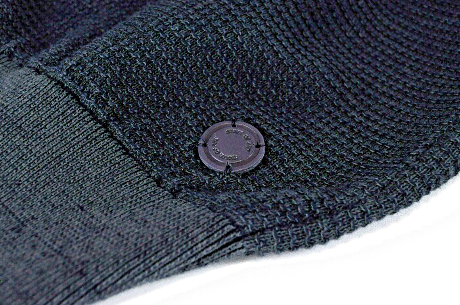 „STATE OF ART“ vyriškas megztinis L dydžio smaragdo žalios spalvos V formos iškirpte, vidurnakčio spalvos, megztinis 