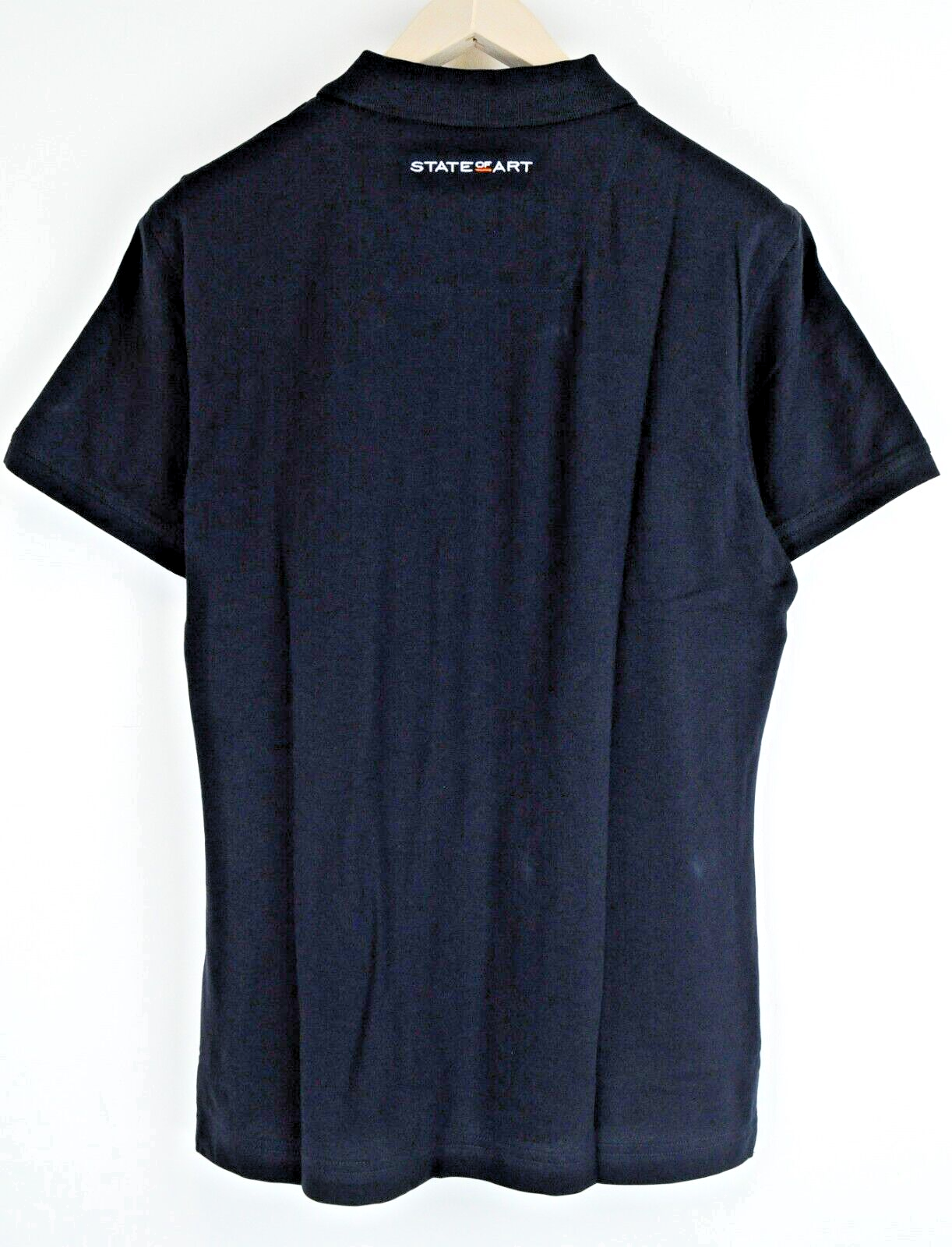 STATE OF ART Mens T-Shirt XL Navy Short Sleeve  Cotton  Polo Dress