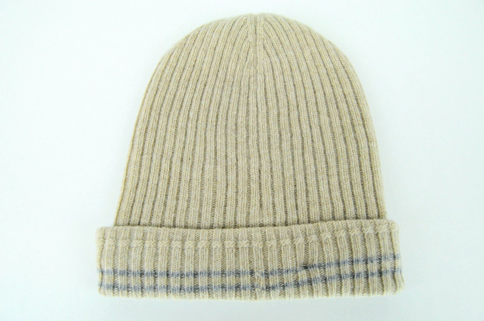 HARMONT & BLAINE Mens Hat OS Beige Wool Knitted Beanie Casual Unisex