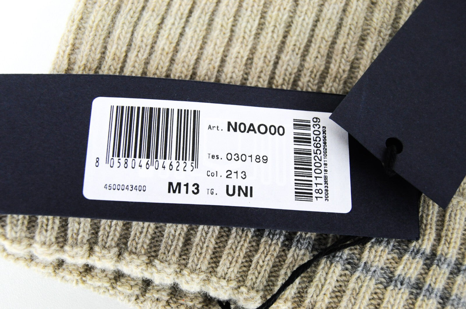 HARMONT & BLAINE Mens Hat OS Beige Wool Knitted Beanie Casual Unisex