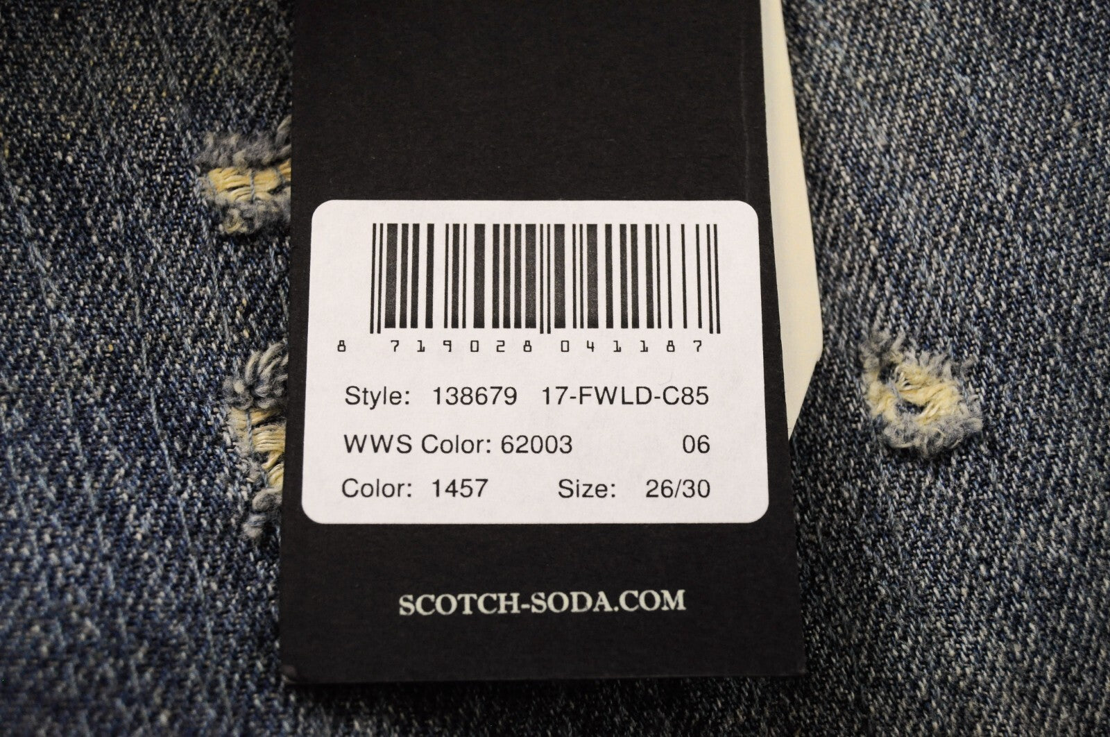 MAISON SCOTCH moteriški džinsai W26/L30 dirbtinės mėlynos spalvos lininiai „Boyfriend“ džinsai, L'Adorable 