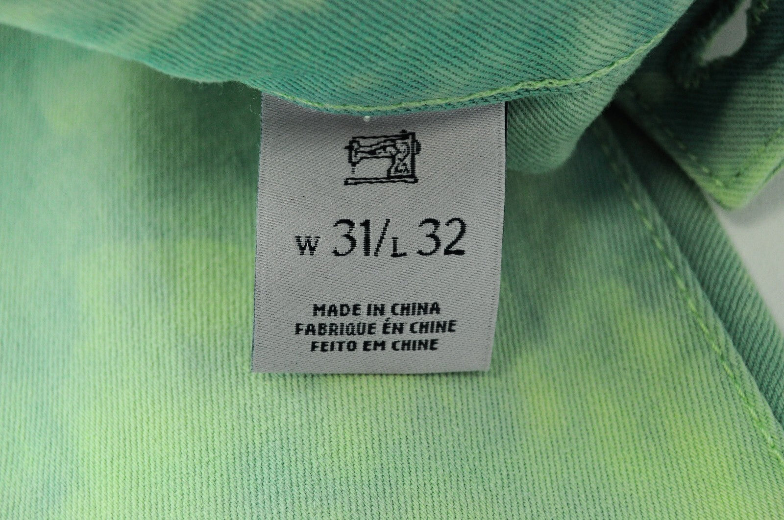 SCOTCH &amp; SODA vyriški džinsai W31/L32 itin ploni, žali, aukšta juostele, dažyti drabužiais 