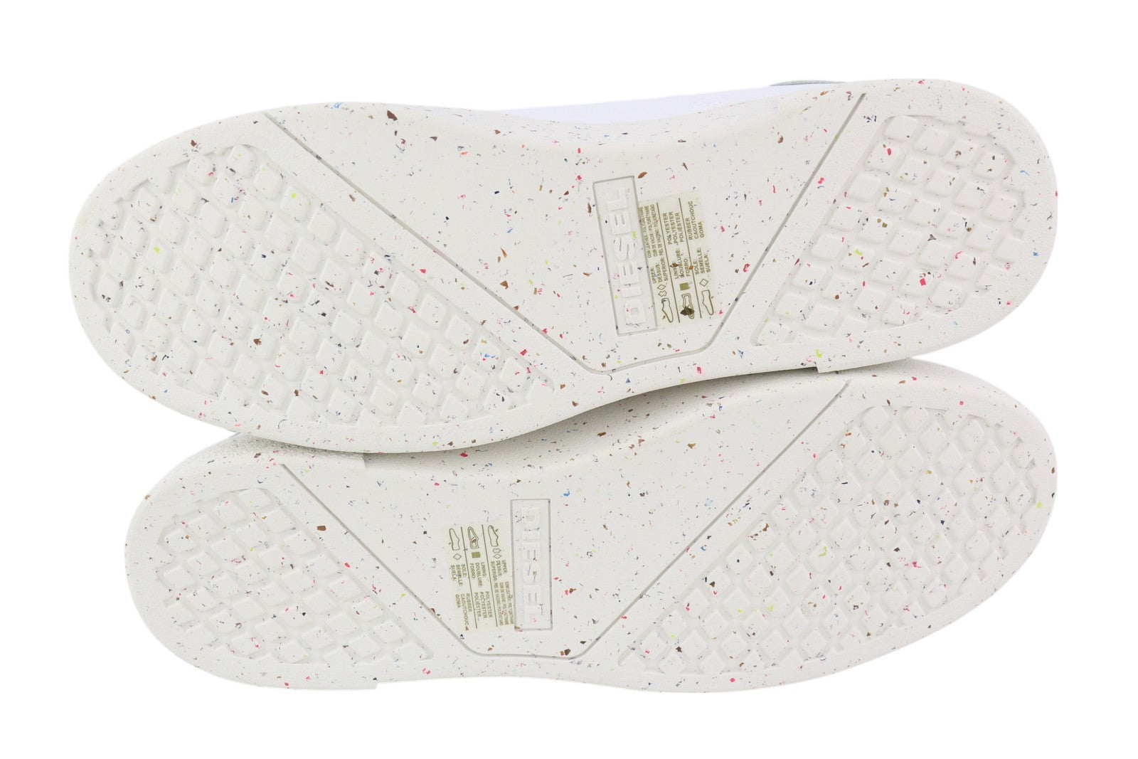 DIESEL S-Clever žemi nėrinių vyriški sportbačiai, 44.5 dydis, baltos odos, migdolų nosis, rekomenduojama kaina – 140 € 