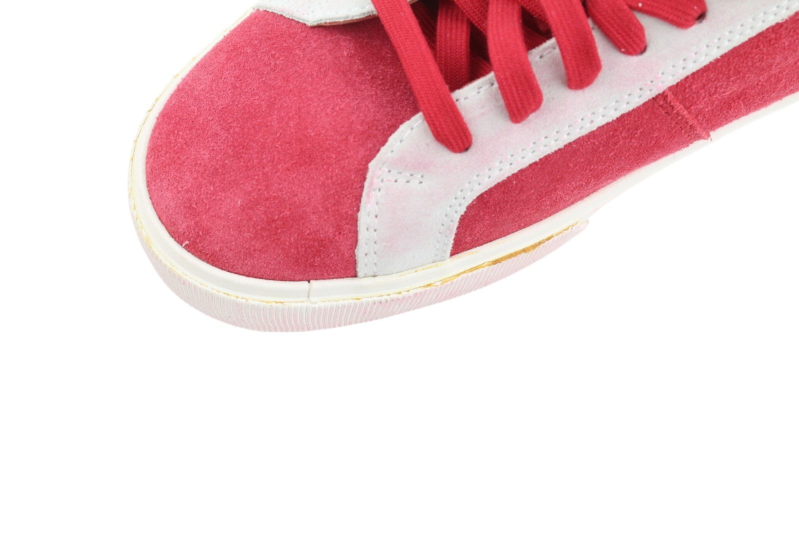 DIESEL S-Mydori LC vyriški sportbačiai, raudoni, zomšiniai, odiniai, migdolų spalvos, žemakulniai, RRP 200 € 