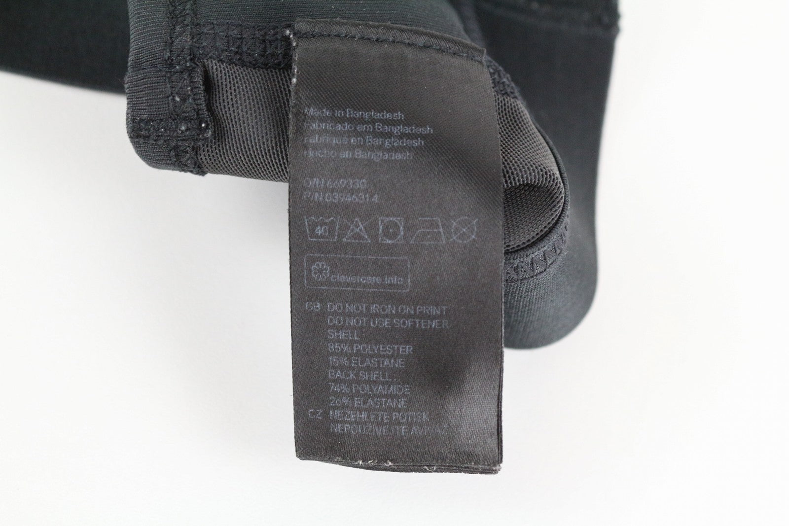 UNBRANDED Women's Sport Bra ~M Grey Stretch Printed Activewear Gym Sleeveless