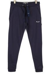 AQUASCUTUM PAAI02 vyriškos kelnės L mėlynos su raišteliu juosmeniu visiems metų laikams skirtos sportinės kelnės 