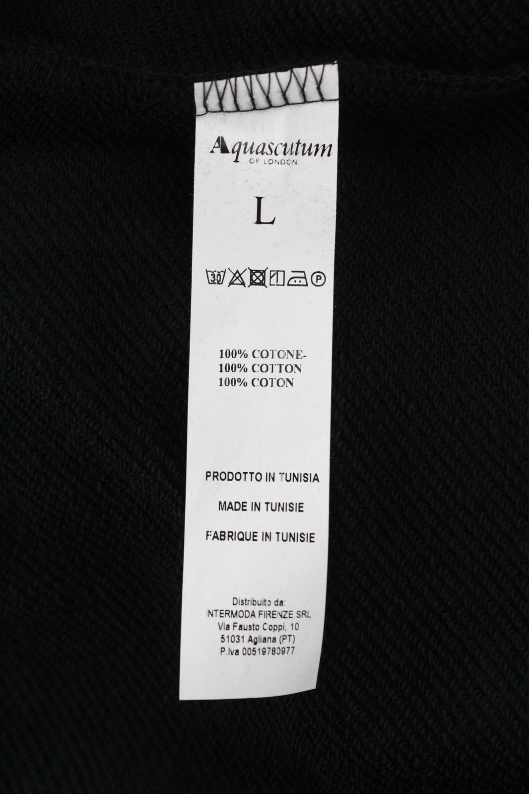 AQUASCUTUM FAI003 vyriškas džemperis su gobtuvu L su kengūros kišene ir dirželiais, logotipu 