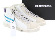 DIESEL S-Mydori ML W Women Sneakers EU35.5 White Leather Mid Top Laced RRP220