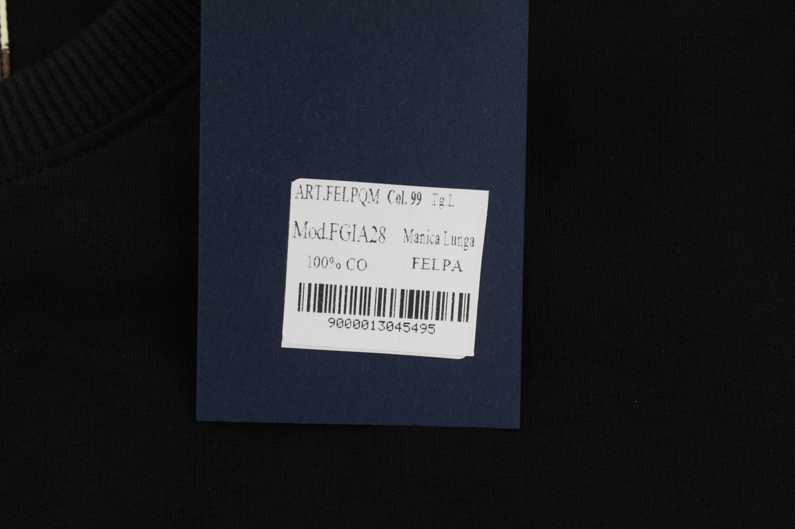 AQUASCUTUM FGIA28 vyriškas džemperis L, juodas, megztinis ilgomis rankovėmis, visiems metų laikams 