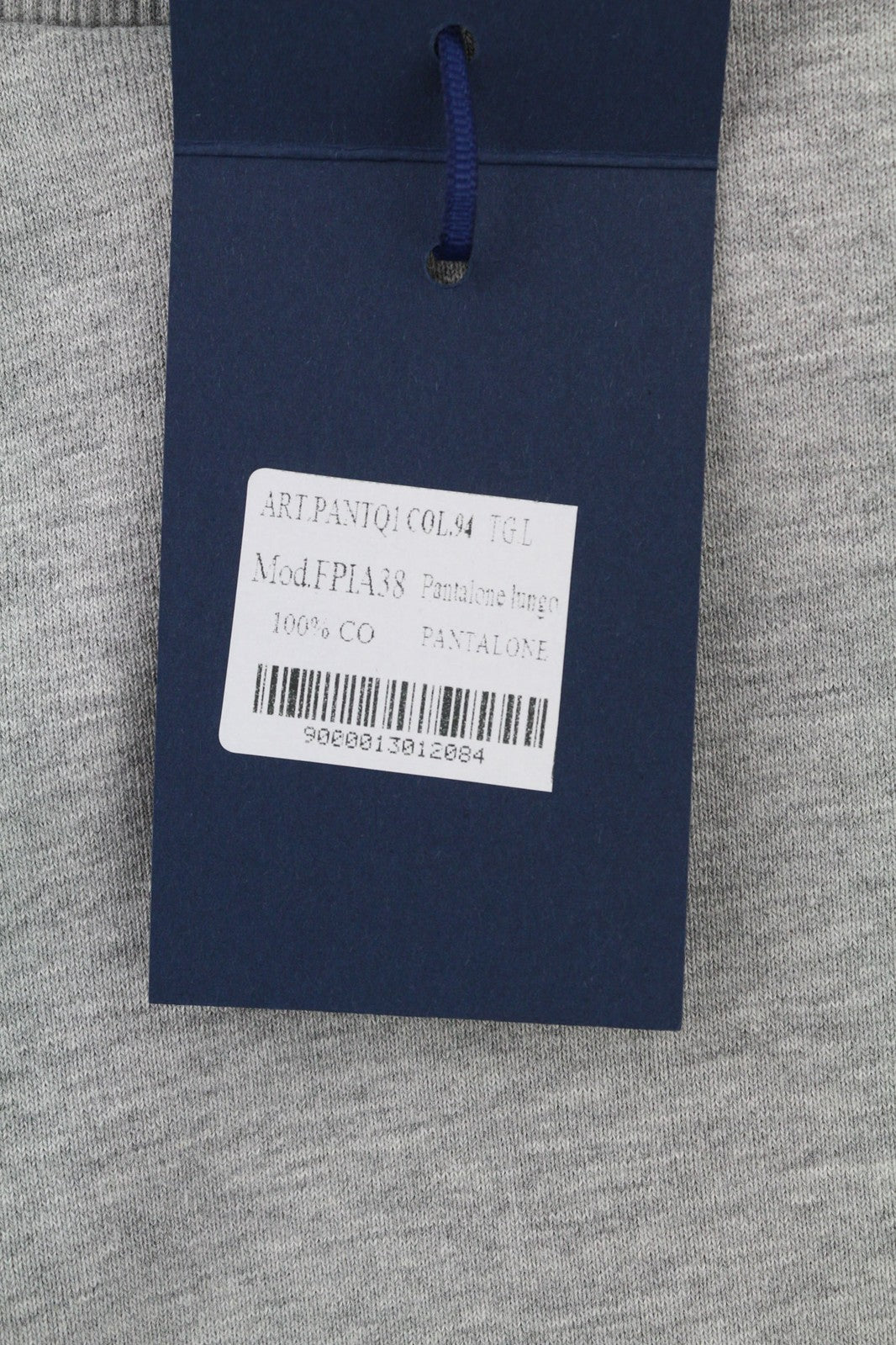 AQUASCUTUM FPIA38 vyriškos kelnės L melanžo pilkos su raišteliu juosmenyje su logotipu