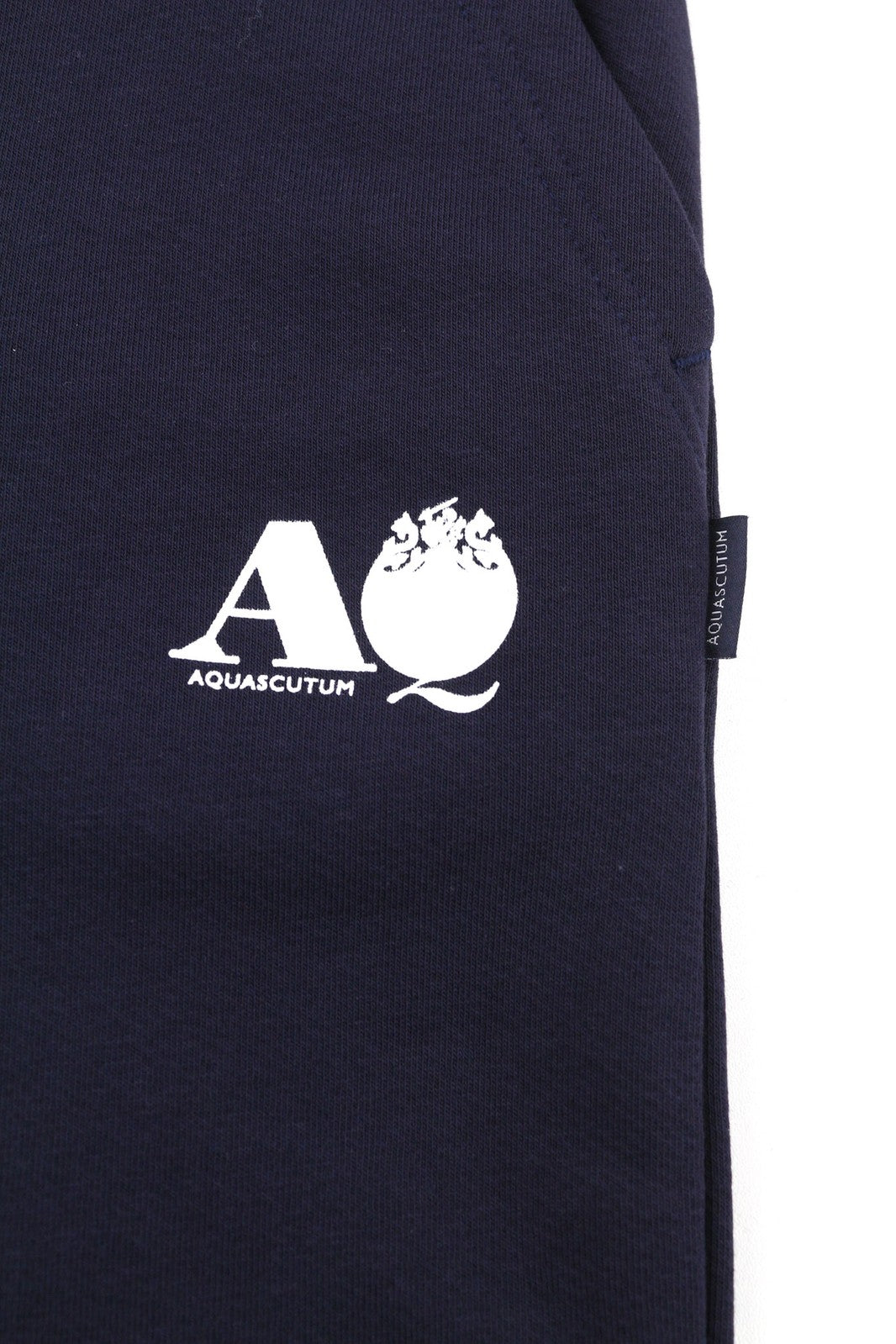 AQUASCUTUM PAAI03 vyriškos kelnės L su logotipu, raišteliu juosmenyje, skirtos visiems metų laikams 