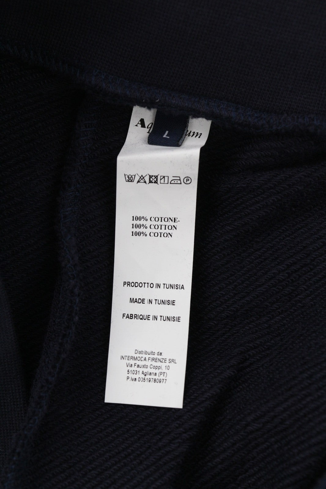 AQUASCUTUM PAAI03 vyriškos kelnės L su logotipu, raišteliu juosmenyje, skirtos visiems metų laikams 
