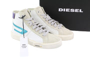 DIESEL S-Mydori ML W moteriški sportbačiai, balti, odiniai, vidutinio ūgio, suvarstomi, RRP 220 € 