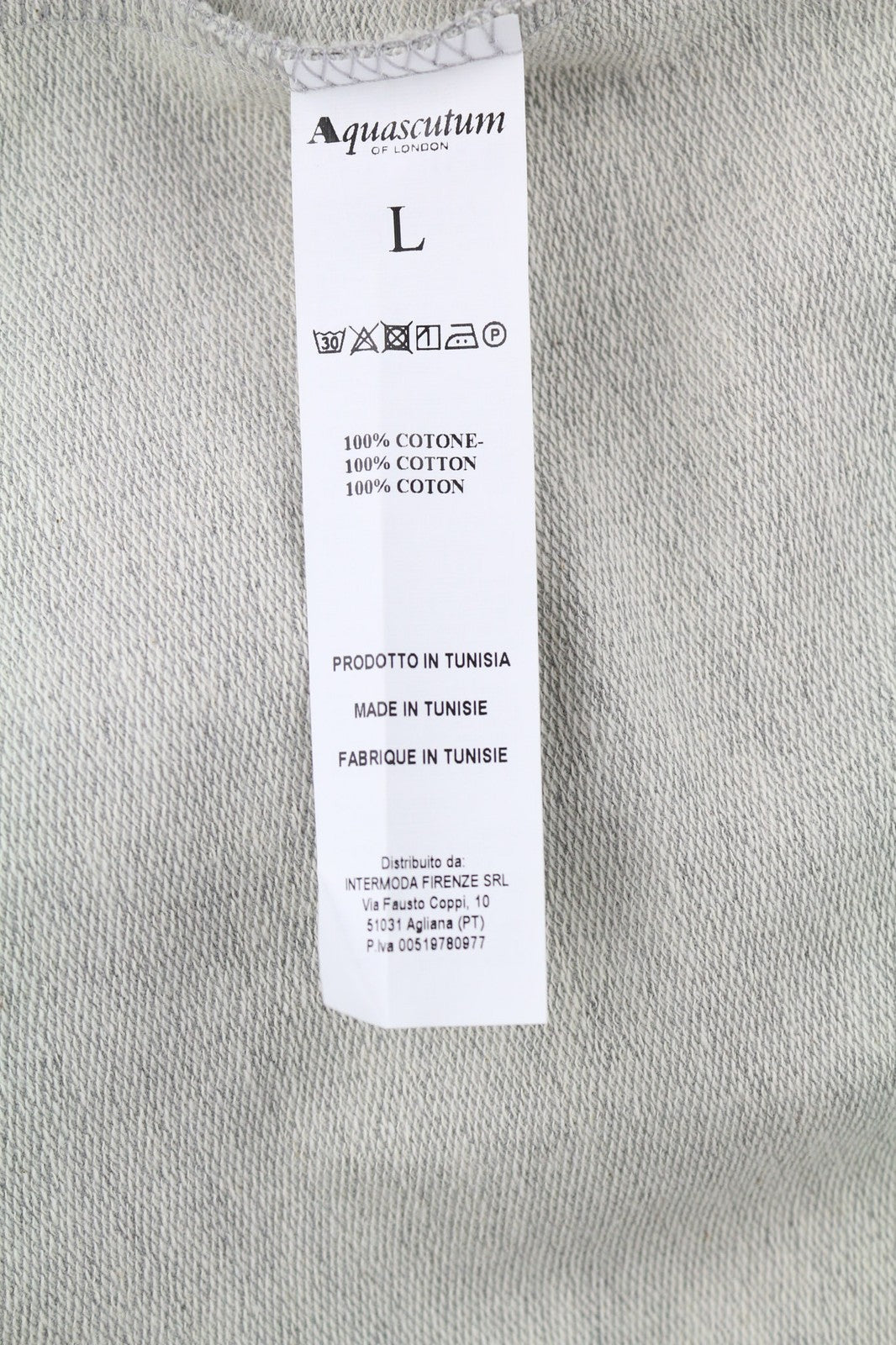 AQUASCUTUM FGIA08 vyriškas džemperis L pilkas melanžas megztinis ilgomis rankovėmis 