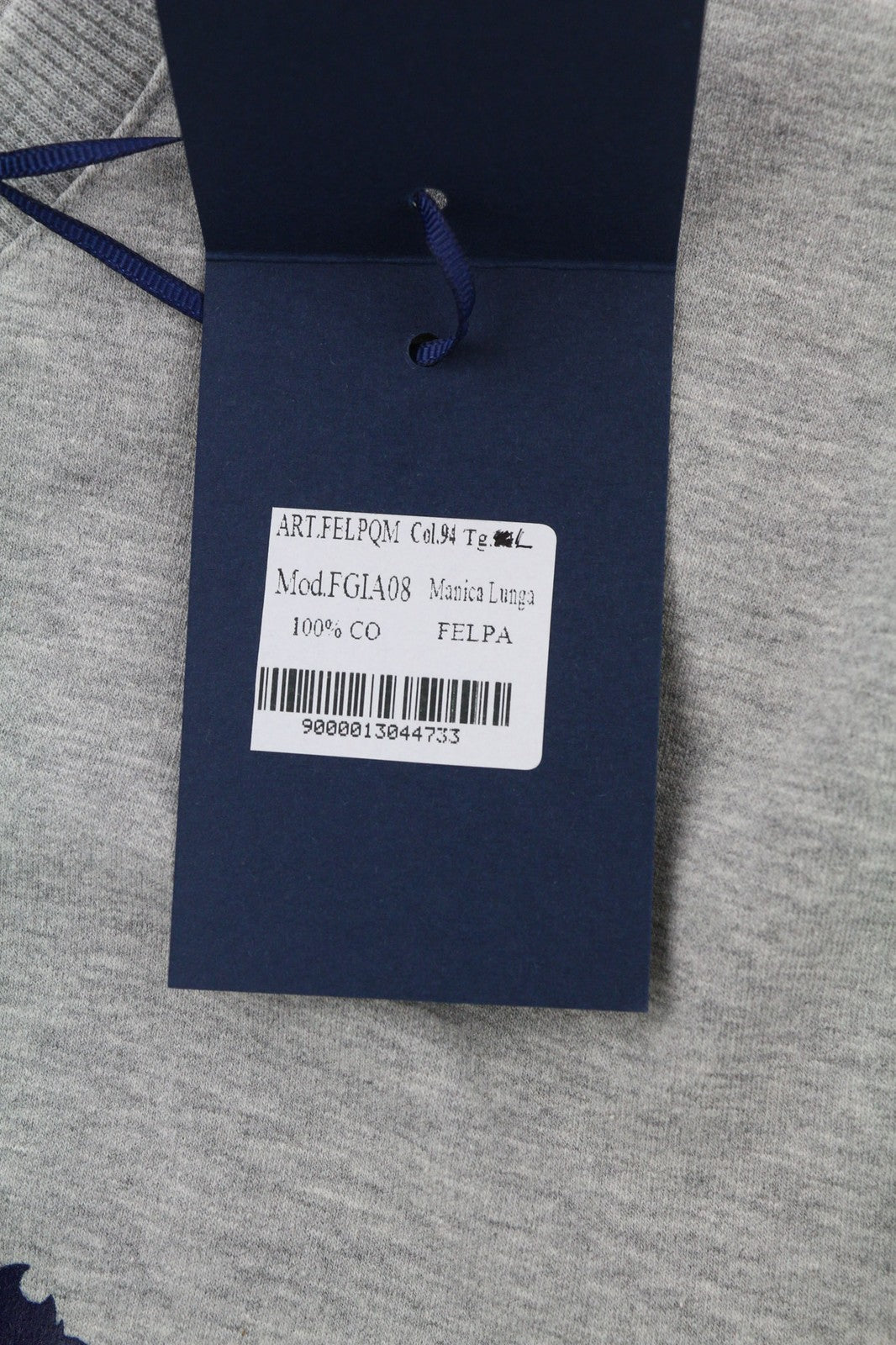 AQUASCUTUM FGIA08 vyriškas džemperis L pilkas melanžas megztinis ilgomis rankovėmis 