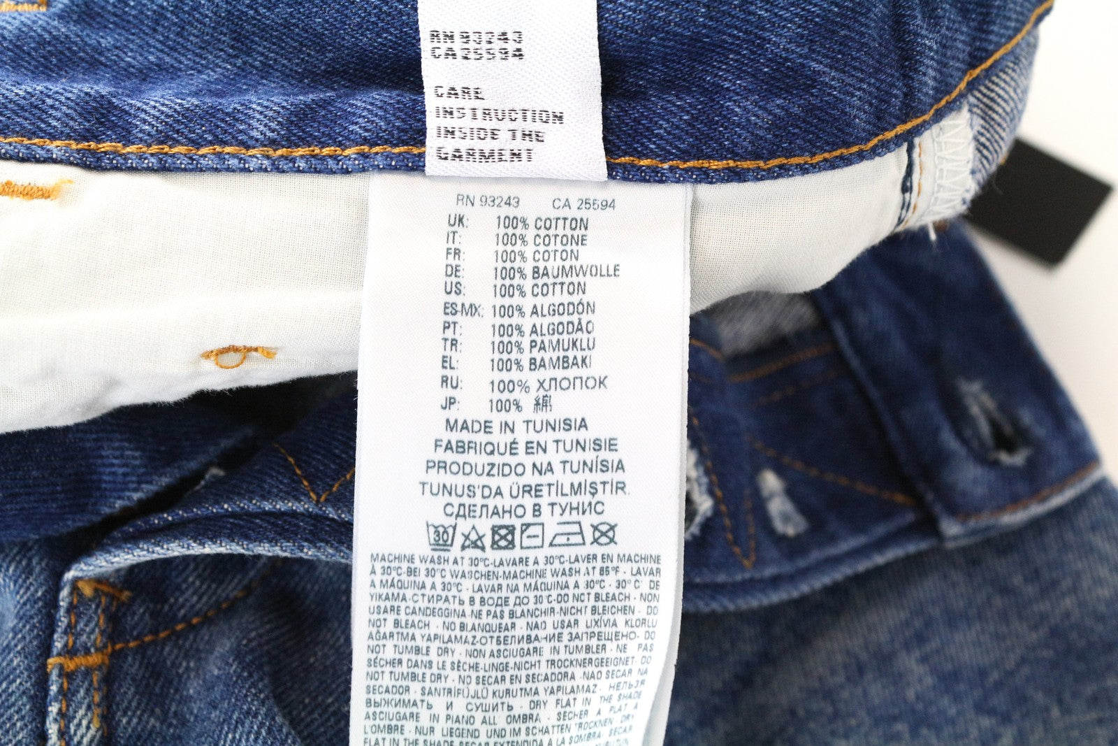 DIESEL D-Aygle 0076Y vyriški mėlyni skalbti džinsai W28 L30 siaurėjantys grynos medvilnės džinsai 