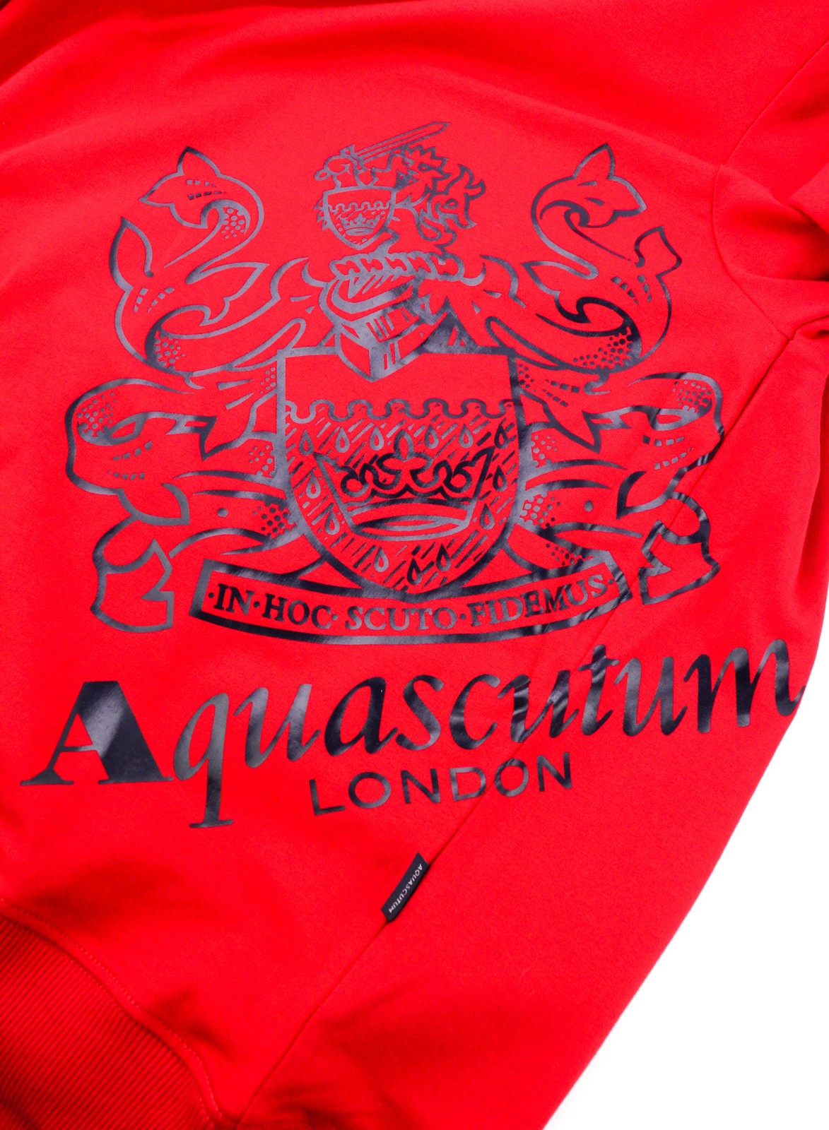 AQUASCUTUM FGIA27 vyriškas džemperis L dydžio, raudonas, megztinis ilgomis rankovėmis, visiems metų laikams 