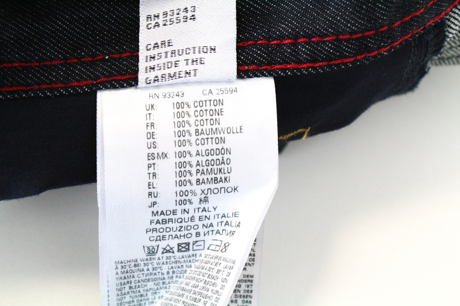 DIESEL Dagh 0088Z vyriški mėlyni medvilniniai tiesaus kirpimo džinsai W30 L32 su 5 kišenėmis 