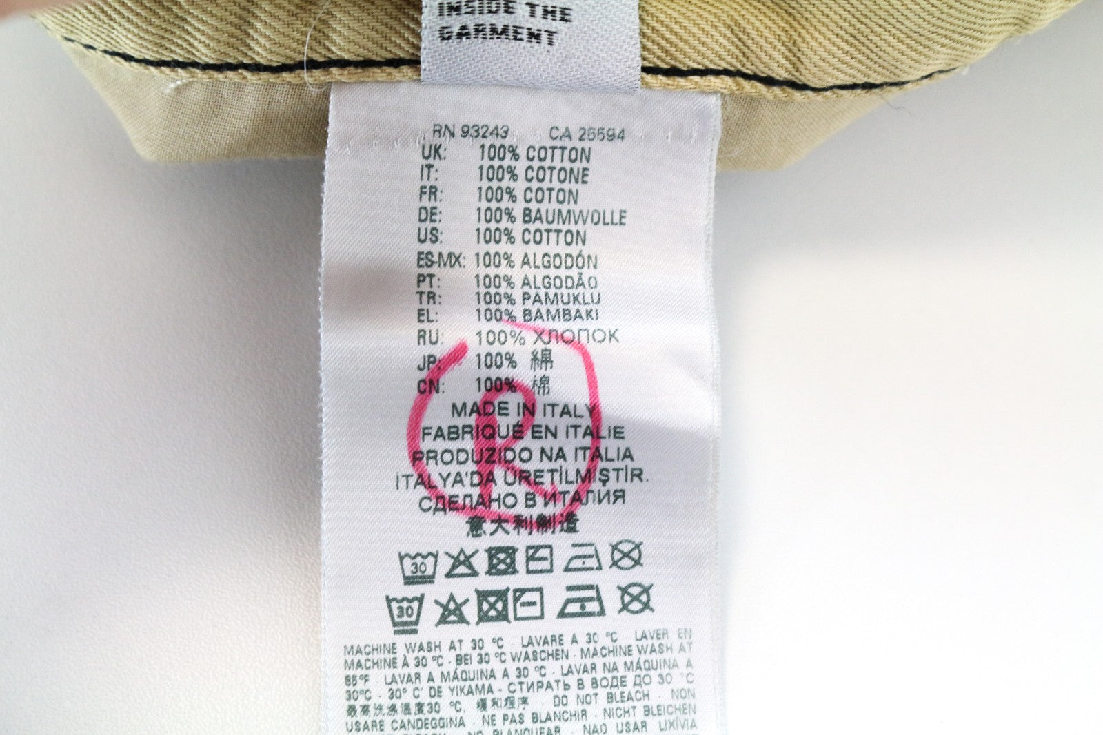 DIESEL D-Macs-SY1 069KR vyriški raudoni medvilniniai tiesūs džinsai W32 L32 5 kišenių raštu 