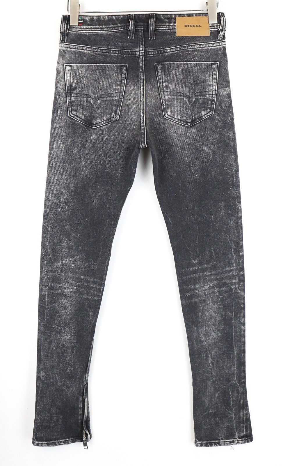 DIESEL Deepzip 084WQ Slim Carrot Fit Men's Jeans Grey W27 L32 Stretch Cotton