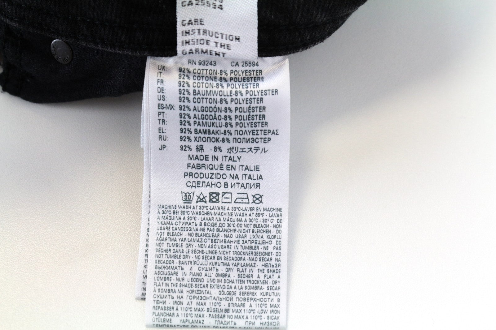 DIESEL Deepzip 084WQ W29 L32 vyriški ploni morkų stiliaus džinsai iš skalbtos pilkos medvilnės, tamprios medžiagos 