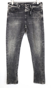 DIESEL Deepzip 084WQ pilki, ploni, morkų kirpimo džinsai, W32 L32, tamprūs medvilniniai džinsai vyrams 