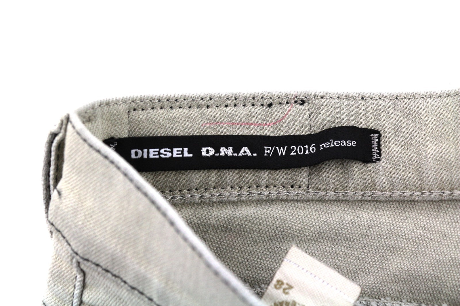 DIESEL D.N.A Belthy 0676M Women Jeans W28/L32 Slim Straight Grey Stretch RRP€180