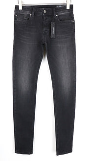 DIESEL Troxer R6T80 W29 L32 vyriški džinsai Slim Skinny juodi, tamprūs, medvilniniai 