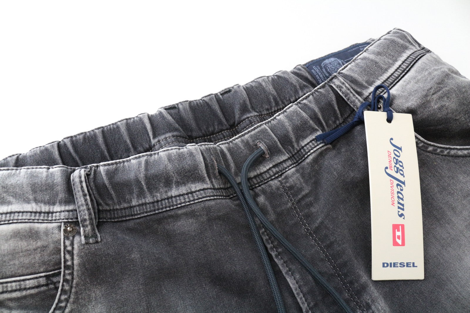 DIESEL Krooley-NE 0855B vyriški džinsiniai sportbačiai su morkų raštu, melanžo spalvos 