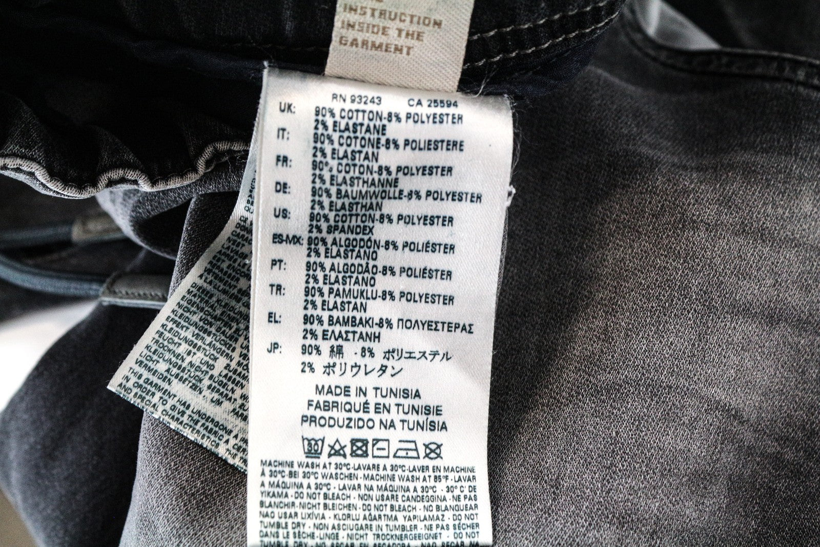 DIESEL Krooley-NE 0855B W38 Slim Carrot Stretch Jogging džinsai pilki vyriški sportiniai kelnės 